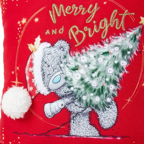 Merry And Bright Me to You Bear Christmas Cushion Extra Image 2
